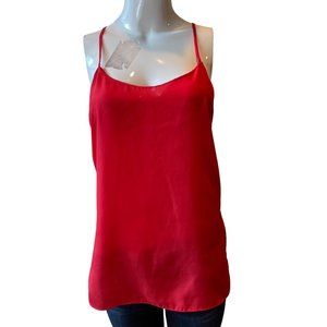 J. Crew Womens Cami Tank Top Racerback Spaghetti Straps 58877FA14 Red Size 2